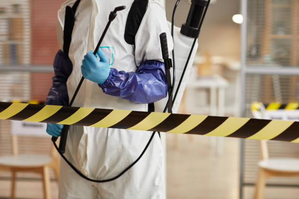 Professional Biohazard Cleanup technician working in Deshler, NE